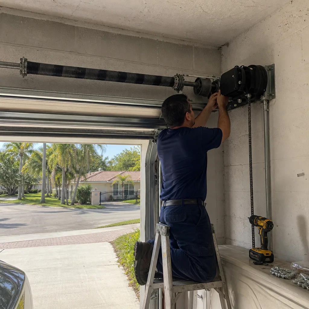Garage Door Cable Repair in Addison